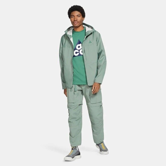 Nike ACG “Tuff Nuggets” Rain Shell Jacket Seagreen Men’s Sz Small DH3197-365 - Picture 7 of 7